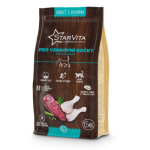 StarVita sausas maistas lauko katėms su antiena ir vištiena – 1,5 kg