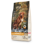 VivaVita šunų sausas maistas suaugusiems šunims su jautiena ir kiauliena – 15 kg