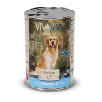 Šunų konservuotas maistas su veršiena – 1240 g