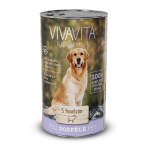 VivaVita šunų konservuotas maistas su jautiena – 1240 g