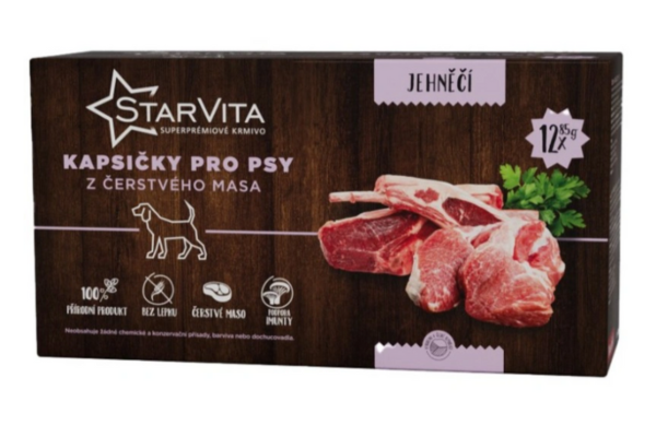 7086_2krm1169.png Šunų konservuotas maistas maišeliais su ėriena – 12 × 85 g - Image 1